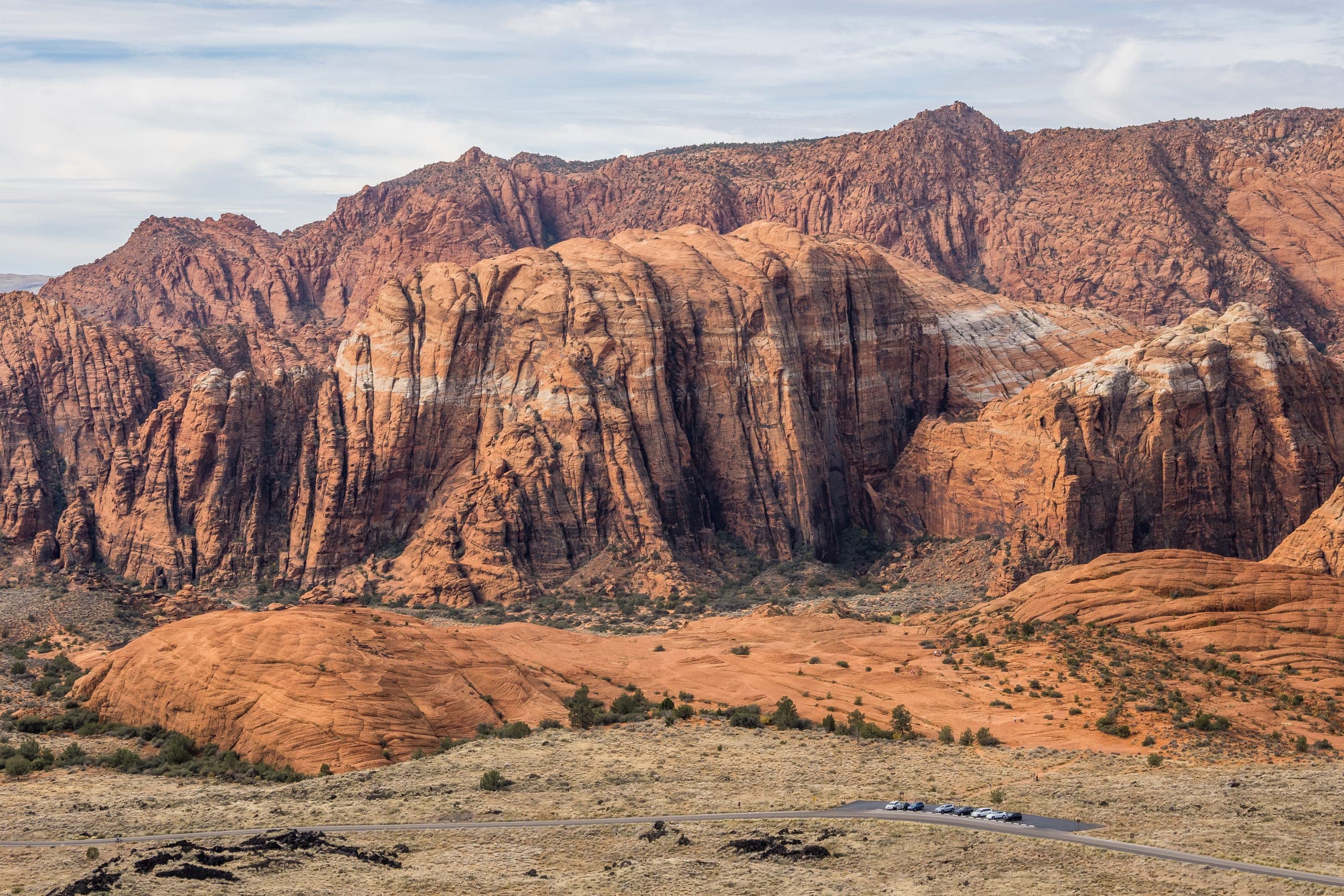 Red cliffs of Snow Canyon in southern Utah